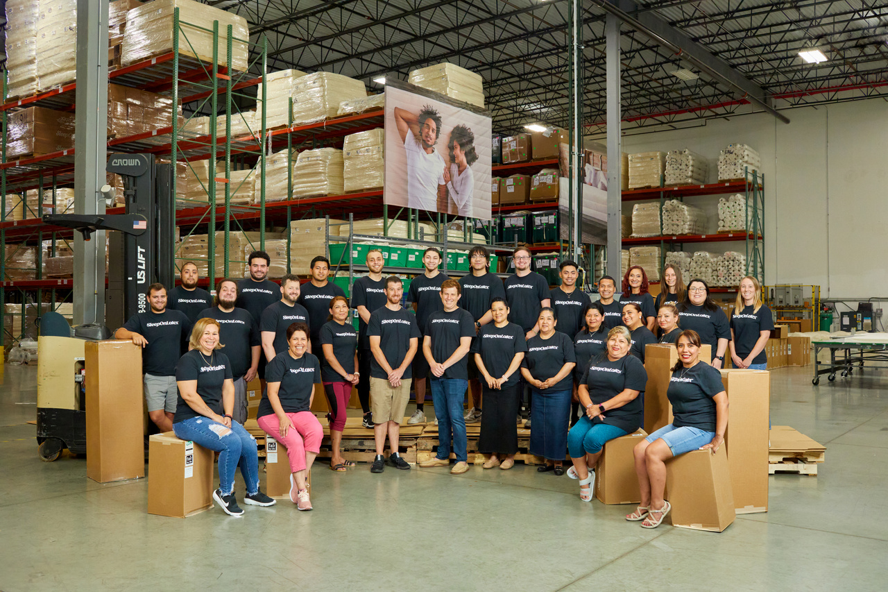 Company photo, Sleep On Latex