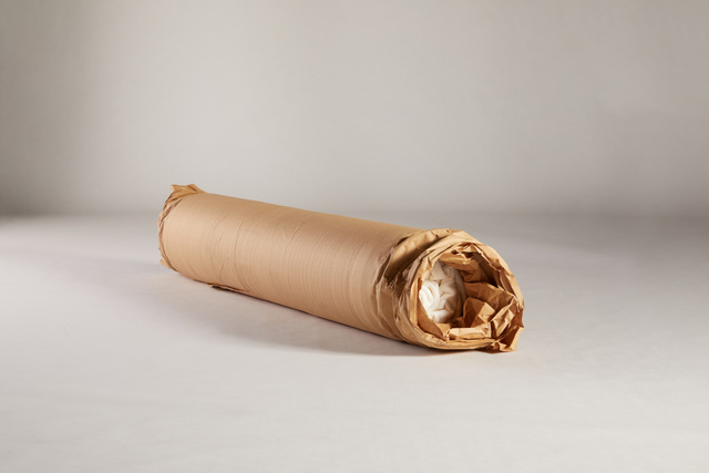 Paper wrapping on mattress